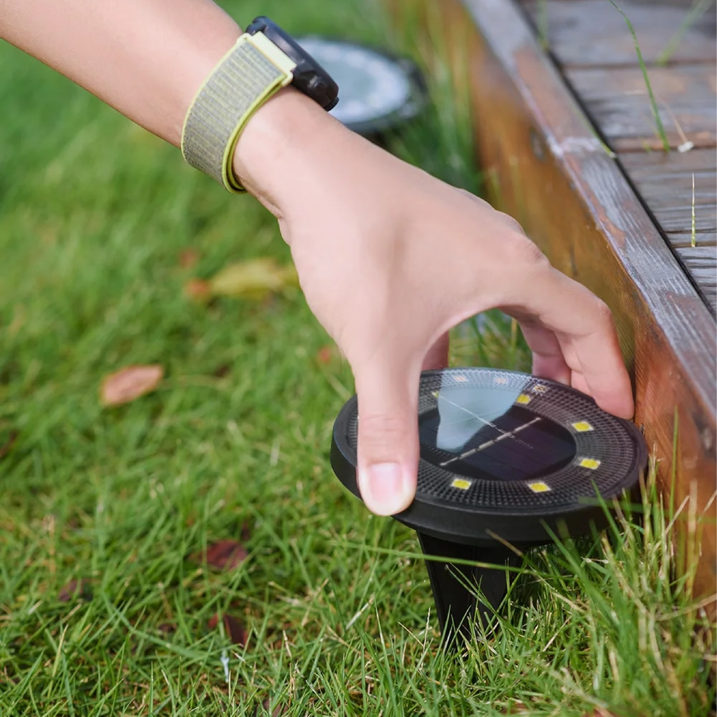 Solar powered waterproof lights