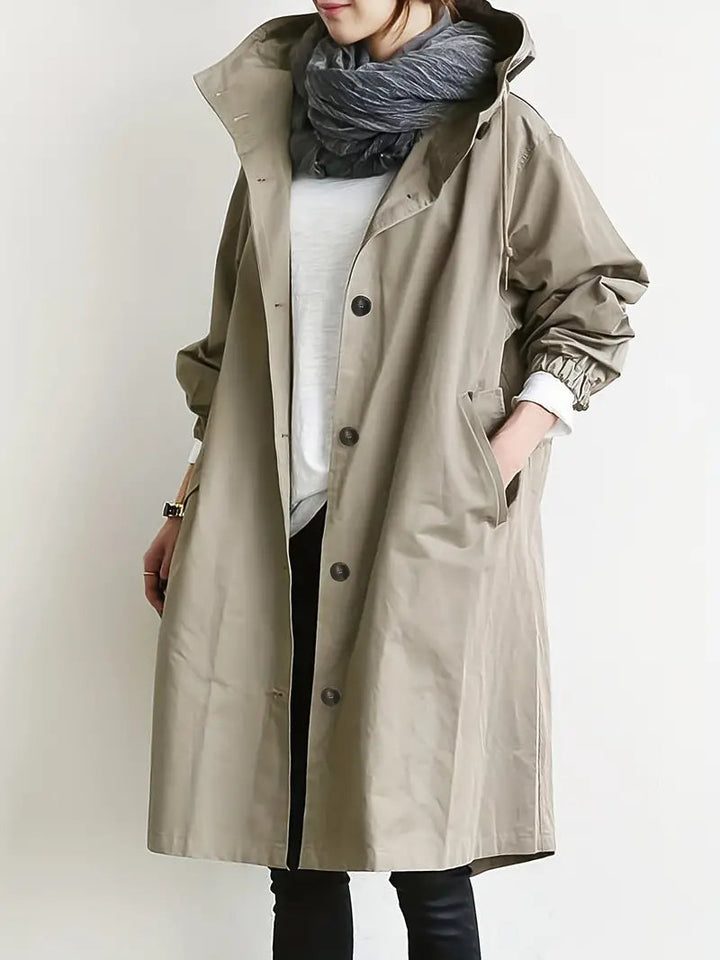 Women's Waterproof Hooded Rain Jacket | Ideal for Outdoor Activities and Adventures