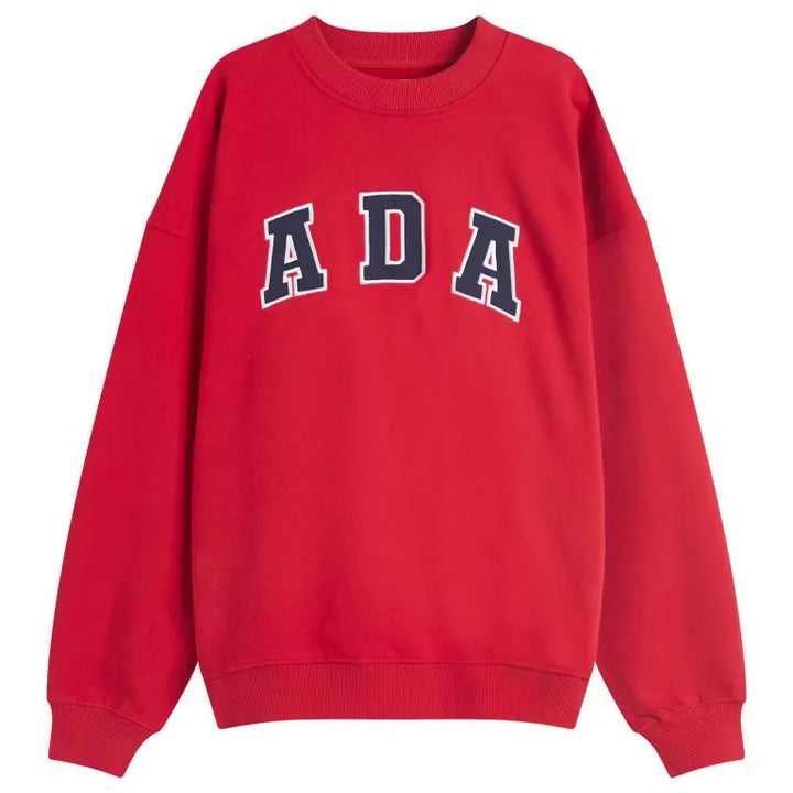 ADA  Oversized Sweatshirt for Women - Cozy Casual Pullover