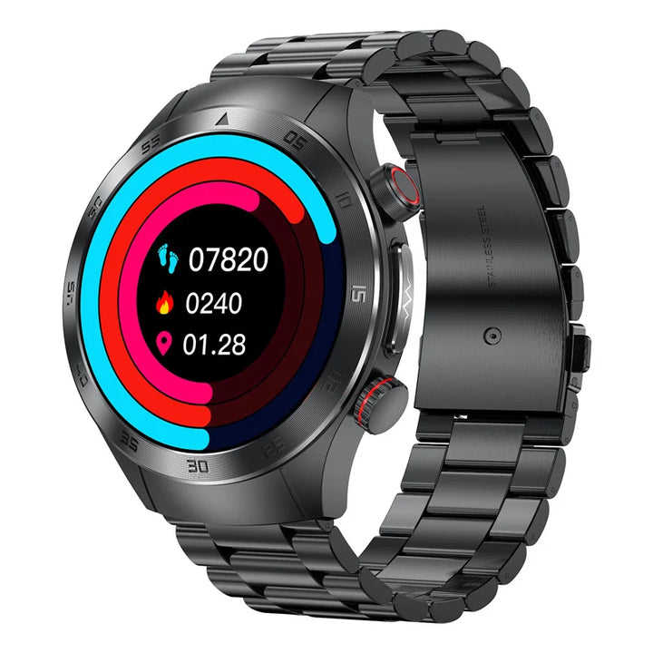 Advanced Health Monitoring Smartwatch - Blood Lipids, Uric Acid, Blood Glucose Tracker with ECG and PPG Fitness Features