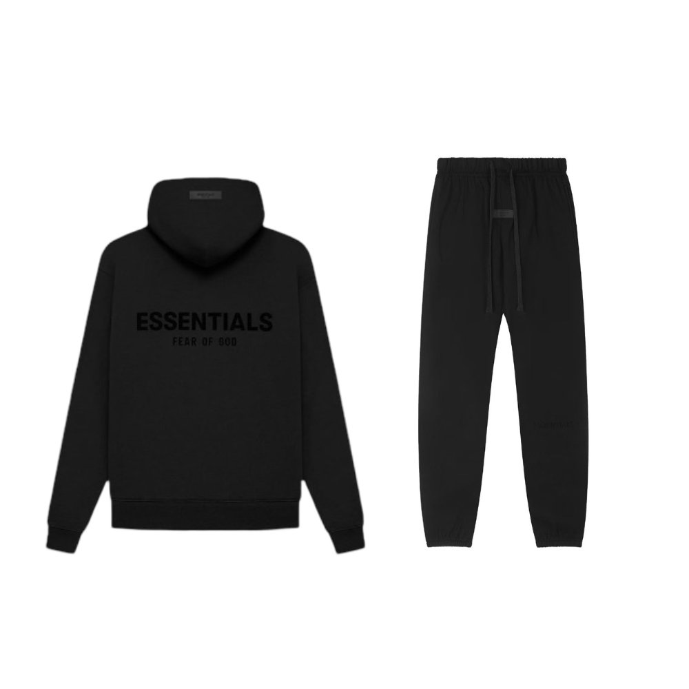 FEAR OF GOD Essentials Unisex Fleece Set – Cozy Streetwear Hoodie & Pants