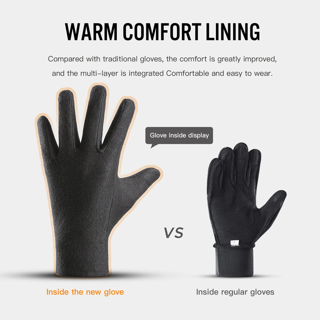 Unisex Heated Gloves - Rechargeable and Touchscreen-Friendly (Batteries included)
