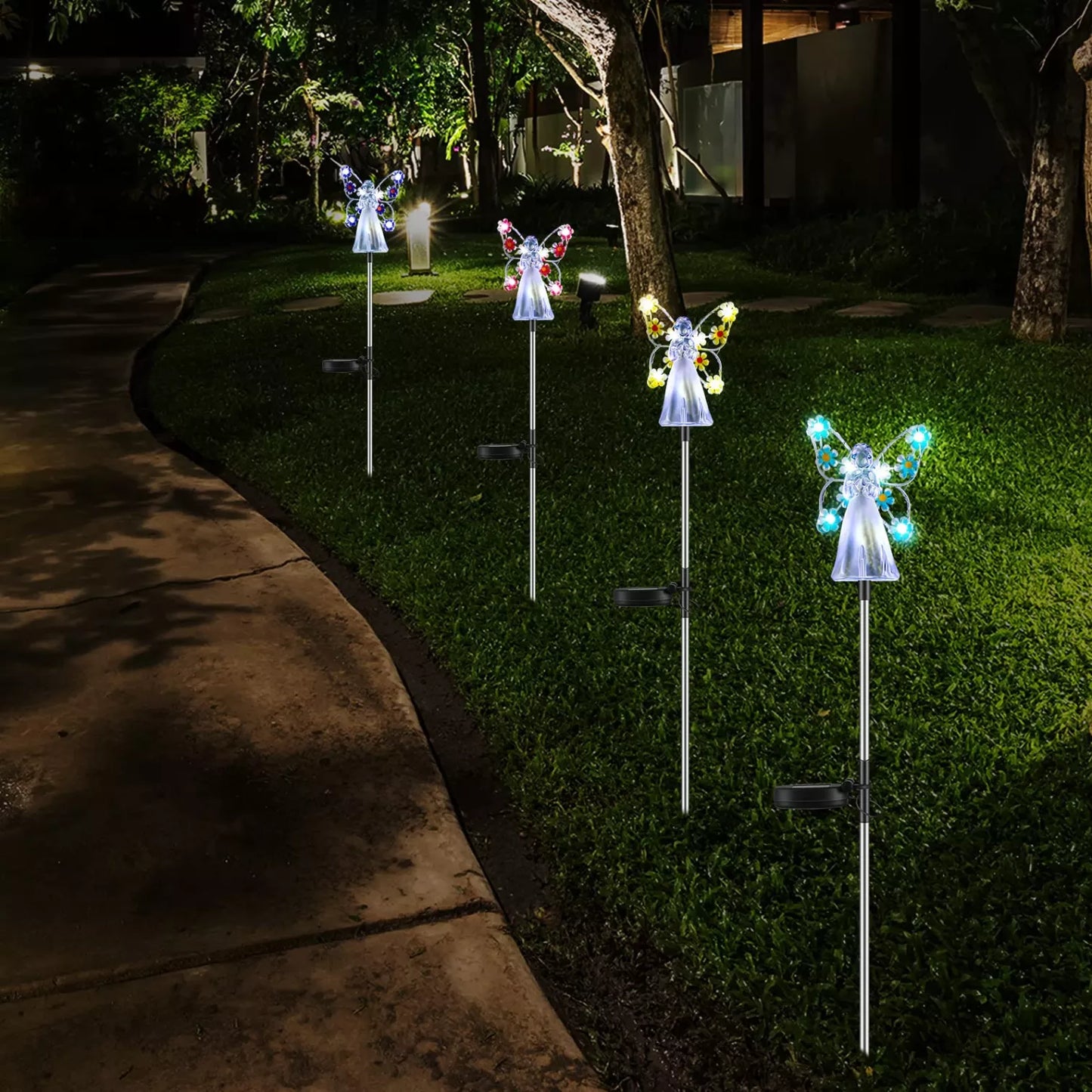 Decorative solar bulbs for garden