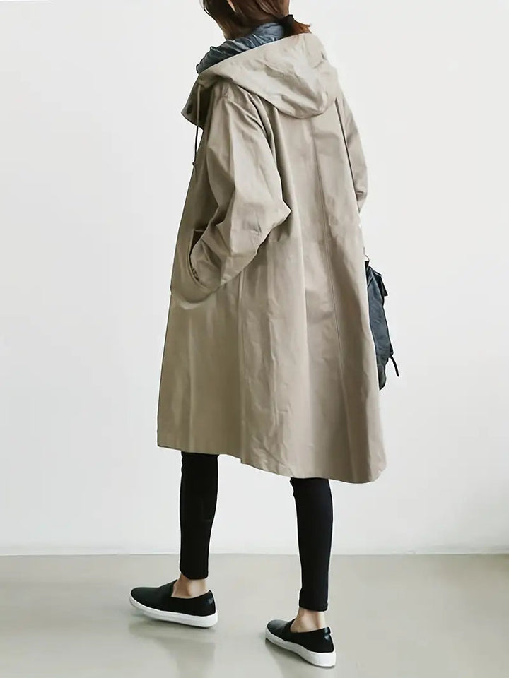Women's Waterproof Hooded Rain Jacket | Ideal for Outdoor Activities and Adventures