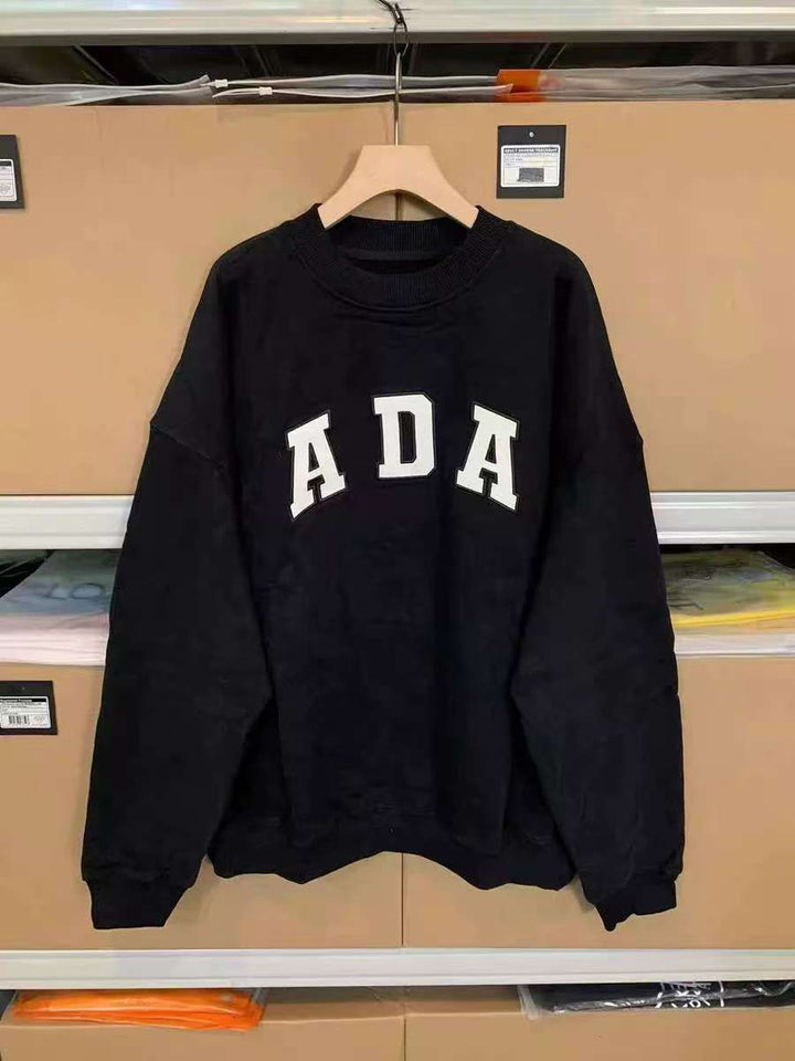 ADA  Oversized Sweatshirt for Women - Cozy Casual Pullover