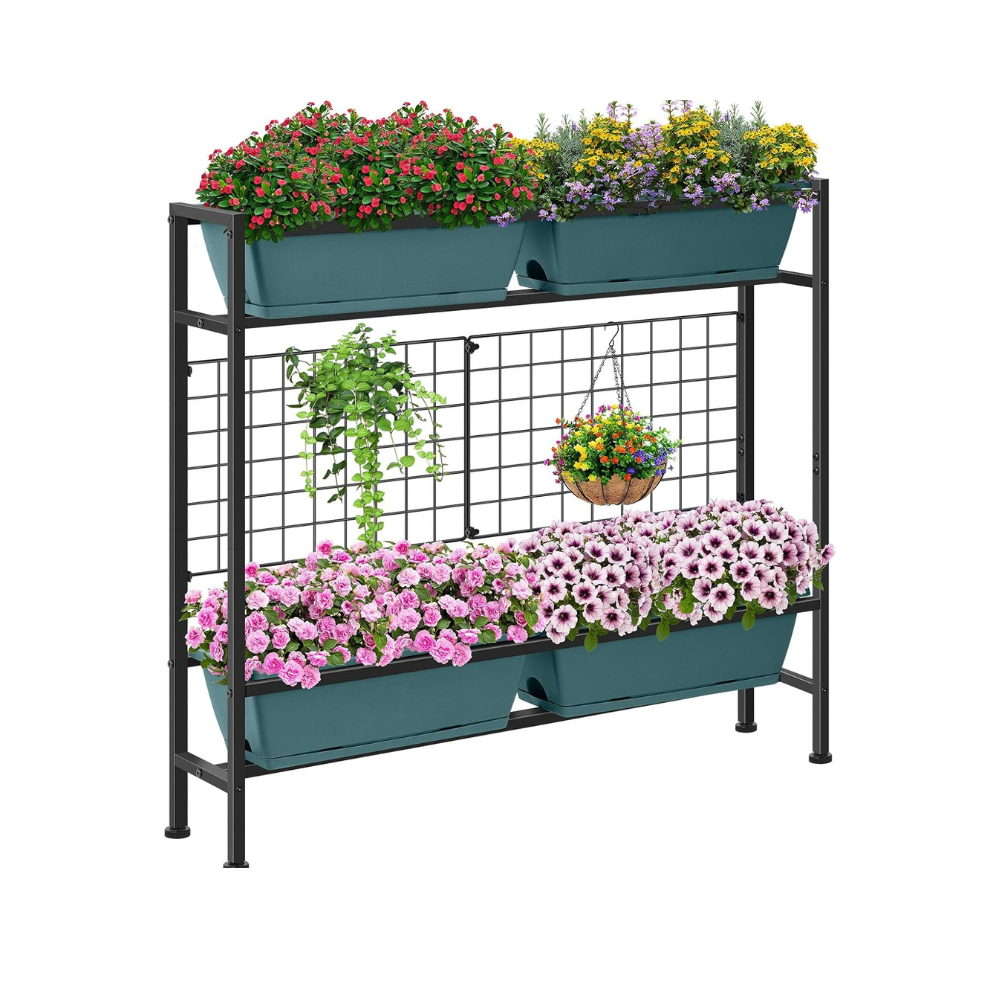 Raised Plastic Planter Box