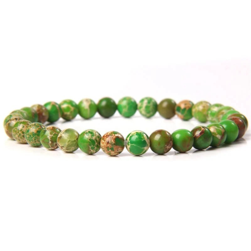 Natural Quartz Stone Healing Bracelet – Beaded Energy Jewelry