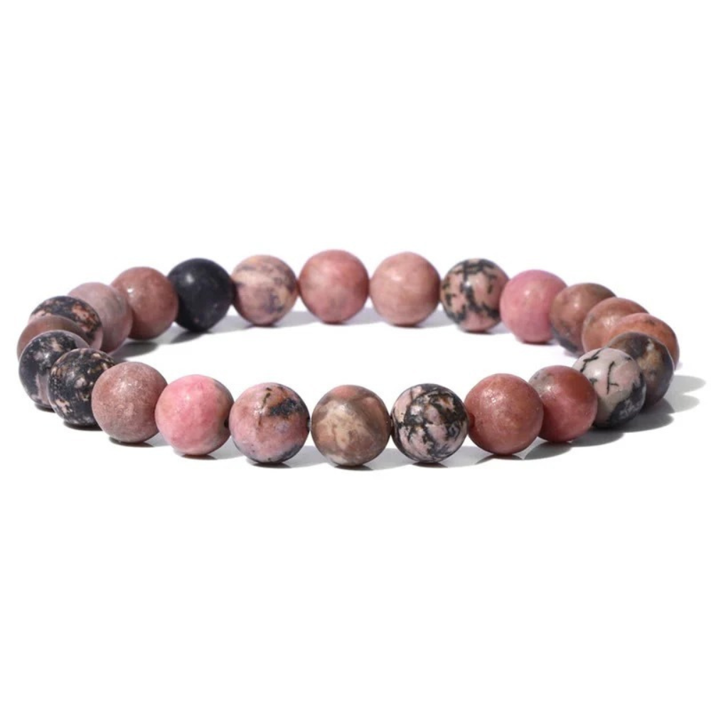 Natural Quartz Stone Healing Bracelet – Beaded Energy Jewelry
