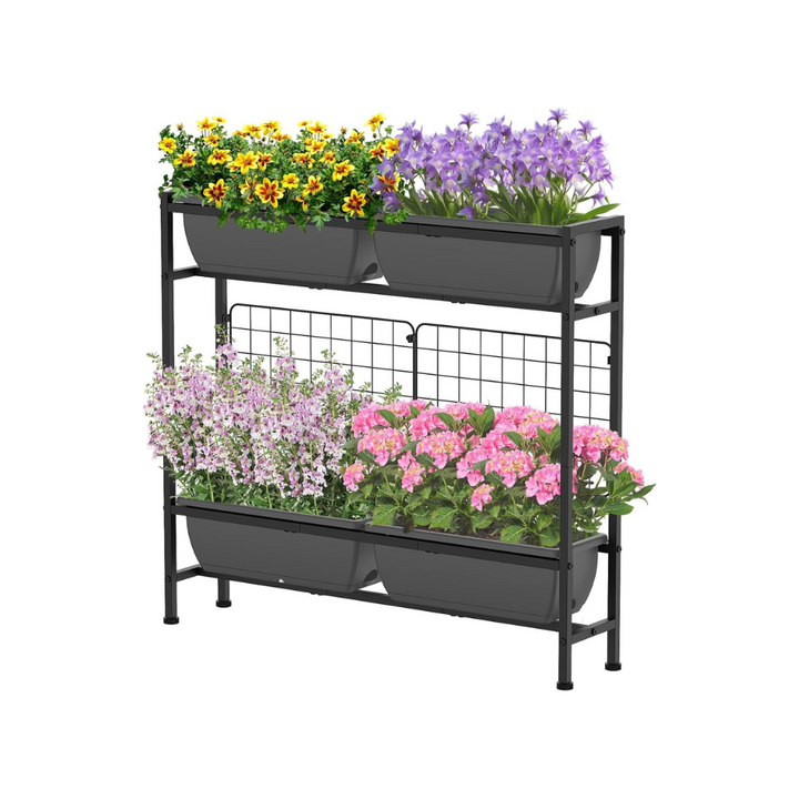 Raised Plastic Planter Box