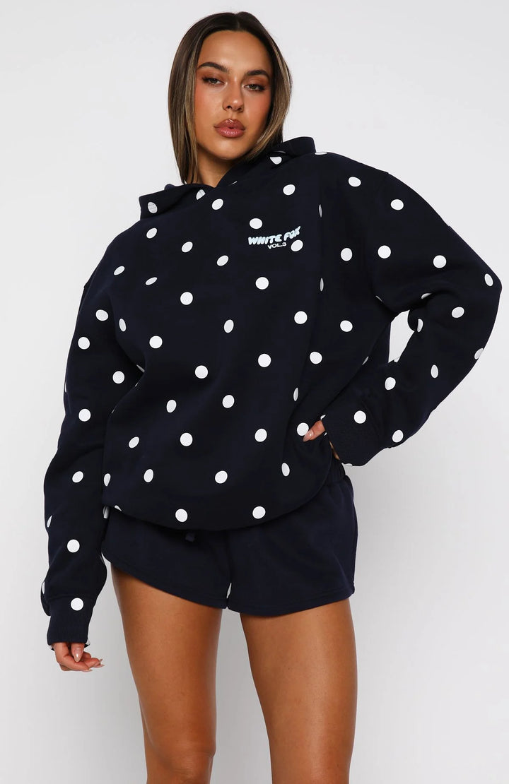White Fox - Oversized Back Printed Hoodie