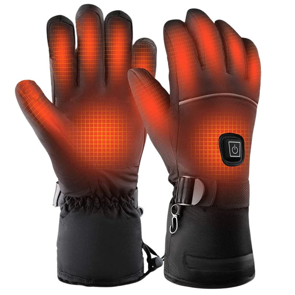 Unisex Heated Gloves - Rechargeable and Touchscreen-Friendly (Batteries included)