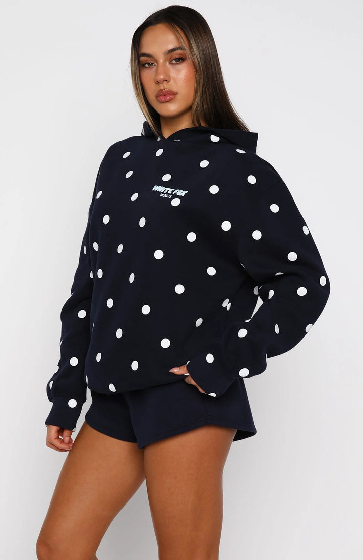 White Fox - Oversized Back Printed Hoodie