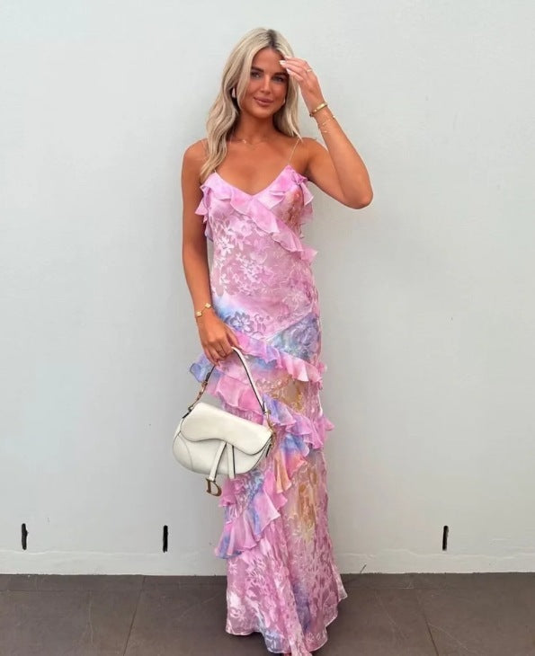 Breeze Ruffle Maxi Dress