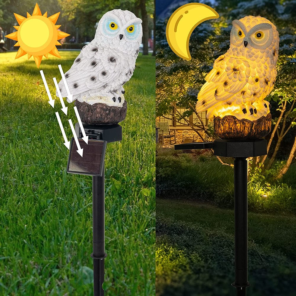 Solar garden light with a decorative pole