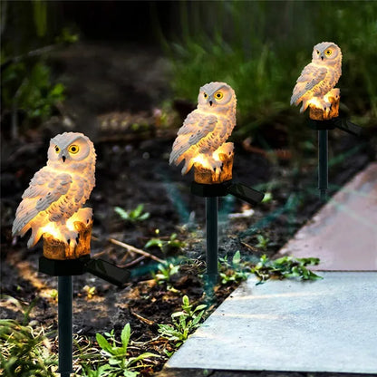 Solar garden light with a decorative pole
