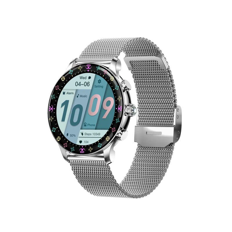 Women's Smartwatch with GPS, Activity Tracking, Voice Assistant, and Heart Rate Monitor
