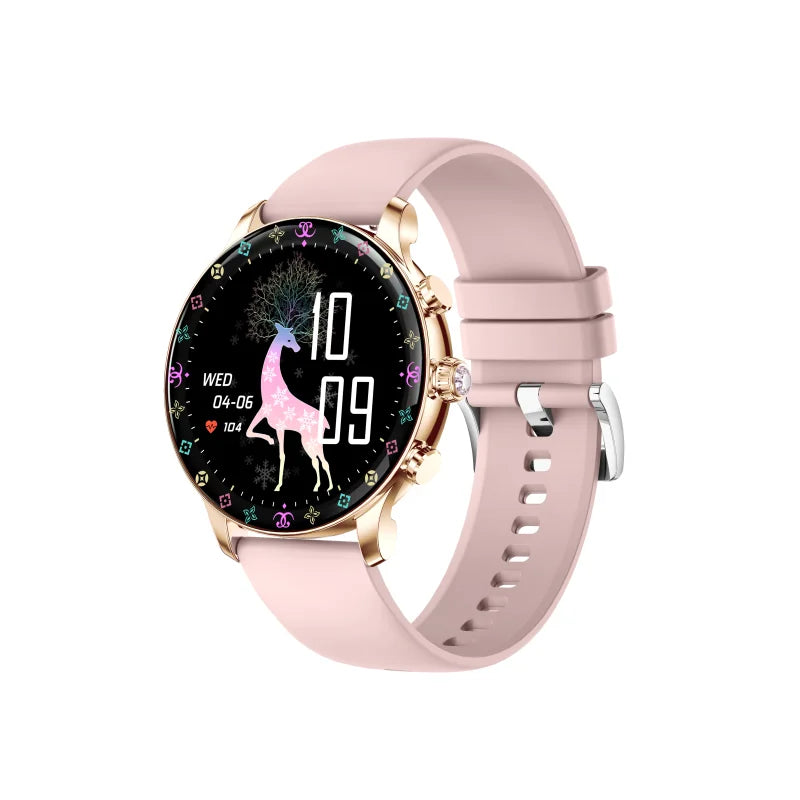 Women's Smartwatch with GPS, Activity Tracking, Voice Assistant, and Heart Rate Monitor