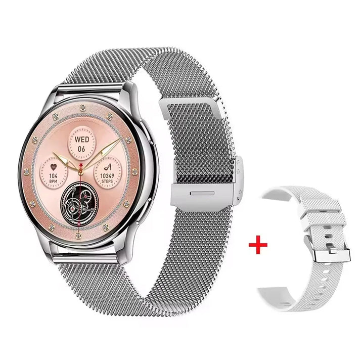 Stylish Women's Smart Watch with AMOLED HD Display - Fashionable and Functional