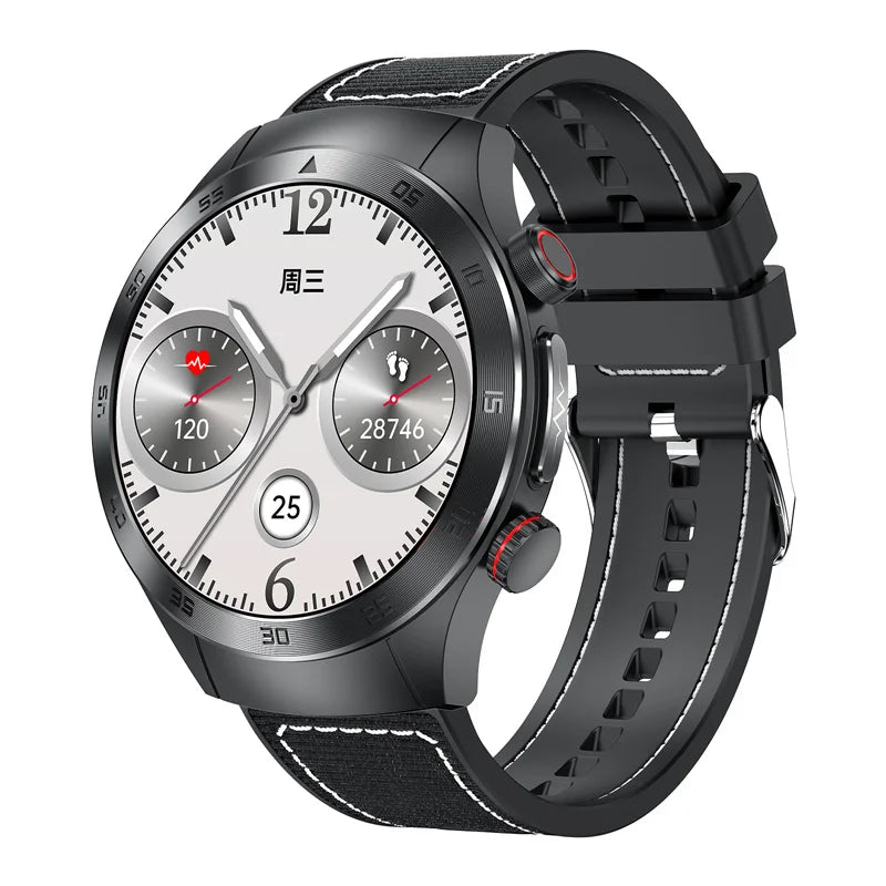 Advanced Health Monitoring Smartwatch - Blood Lipids, Uric Acid, Blood Glucose Tracker with ECG and PPG Fitness Features