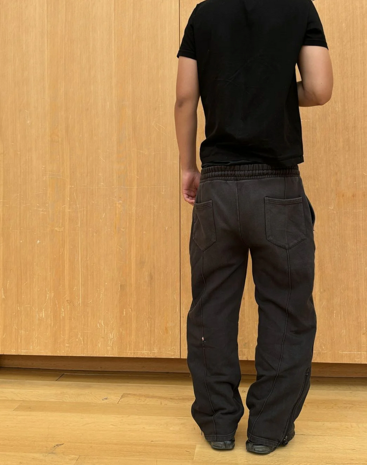 Unisex Streetwear Sweatpants – Heavyweight Joggers with Elastic Waist & Cuffed Ankles