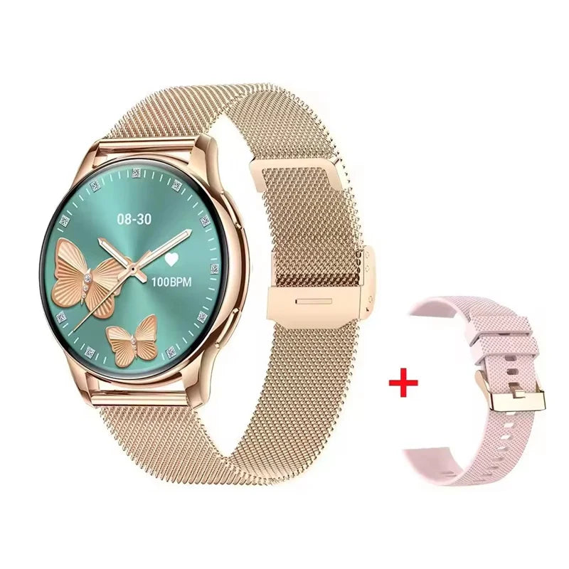 Stylish Women's Smart Watch with AMOLED HD Display - Fashionable and Functional