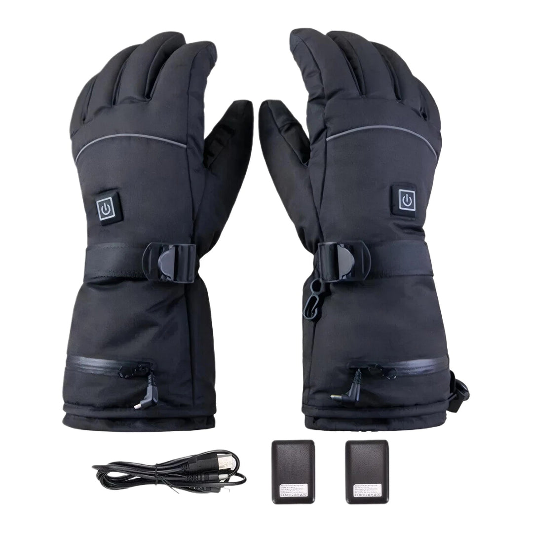 Unisex Heated Gloves - Rechargeable and Touchscreen-Friendly (Batteries included)