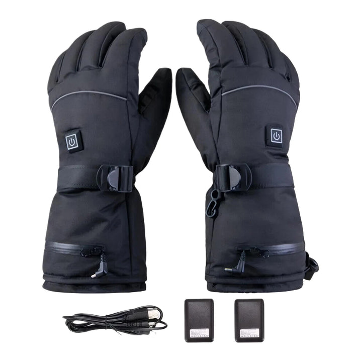 Unisex Heated Gloves - Rechargeable and Touchscreen-Friendly (Batteries included)