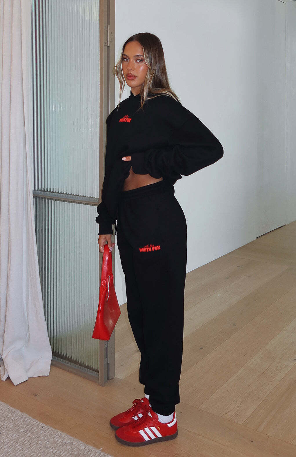 In The Moment Oversized Pants & Hoodie Tracksuit – Black