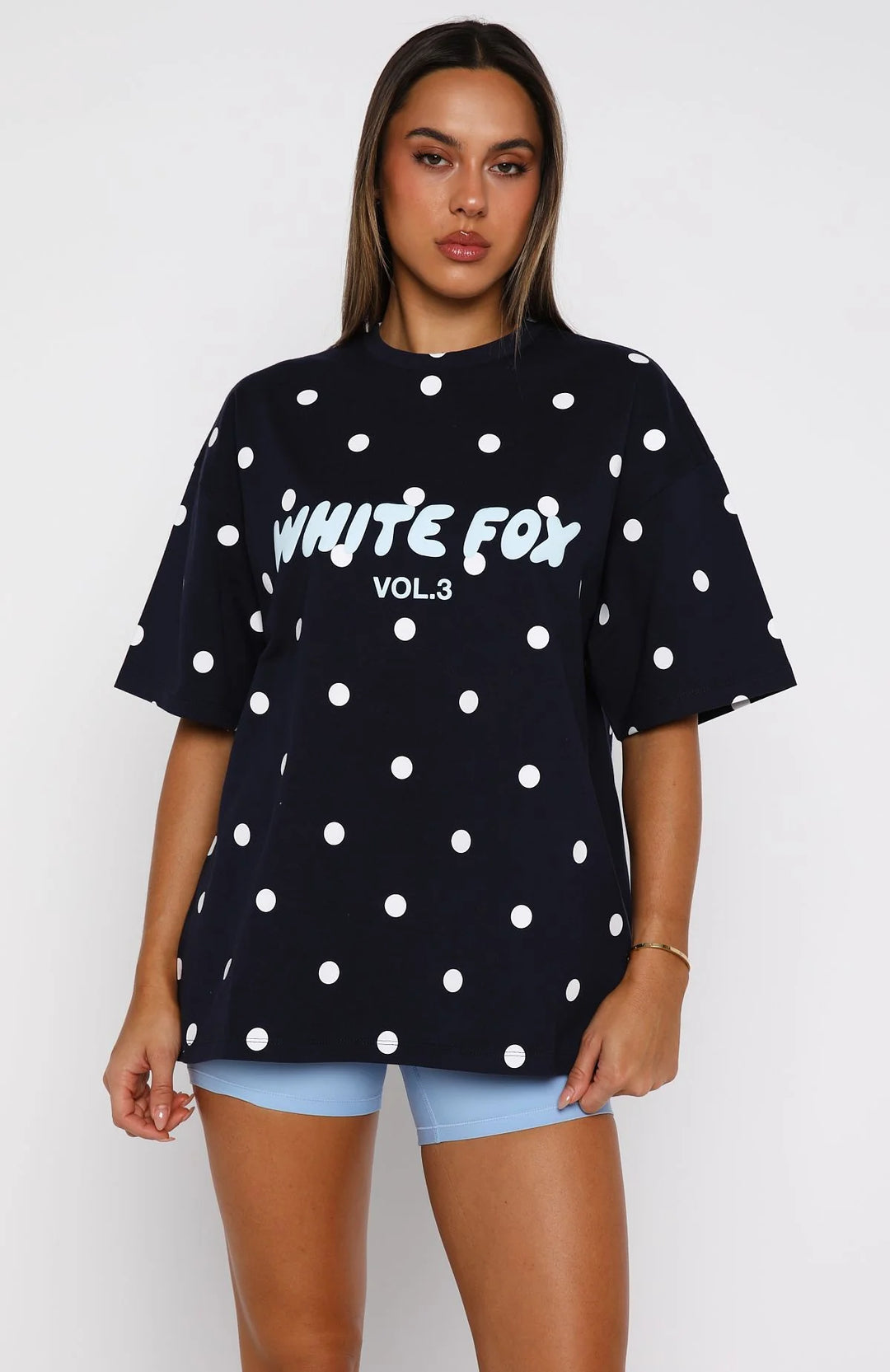 White Fox - Oversized Printed Tee