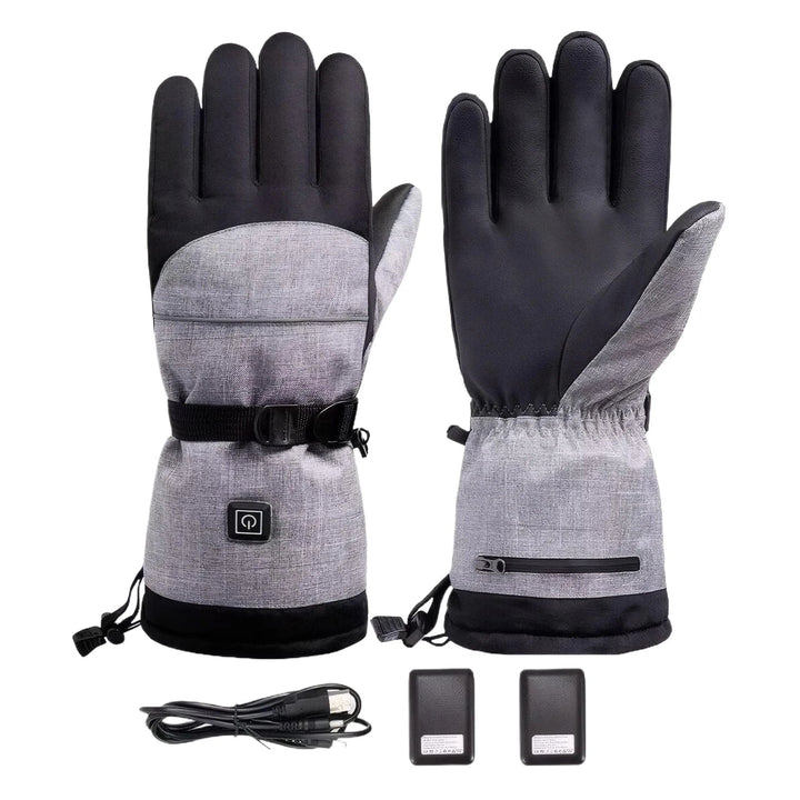 Unisex Heated Gloves - Rechargeable and Touchscreen-Friendly (Batteries included)