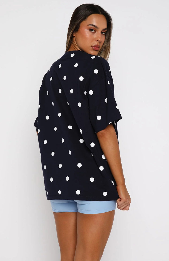 White Fox - Oversized Printed Tee