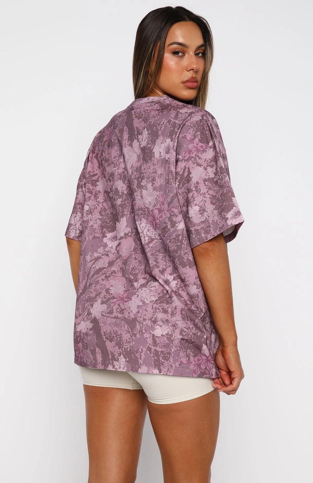 White Fox - Oversized Printed Tee