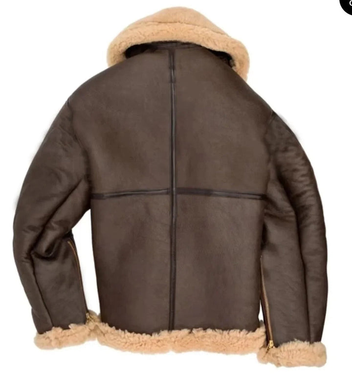 Luxury Sheepskin B3 Pilot Jacket – Men’s Aviator Flight Jacket