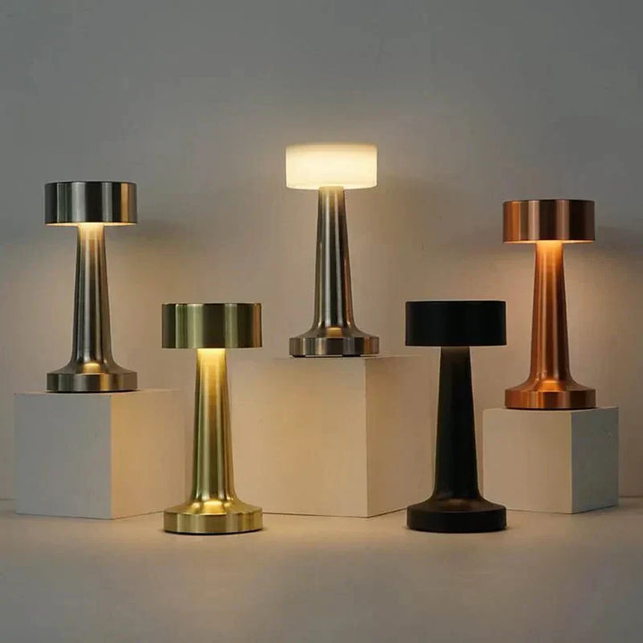 Retro Metallic Touch Sensor Table Lamp
