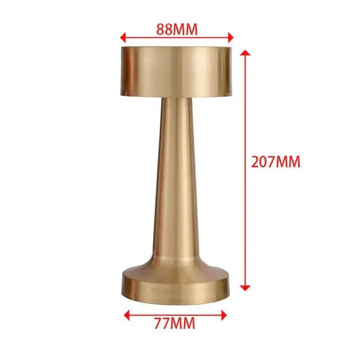 Retro Metallic Touch Sensor Table Lamp