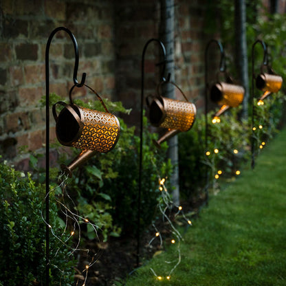 Creative & Vintage LED Watering Can Garden Light