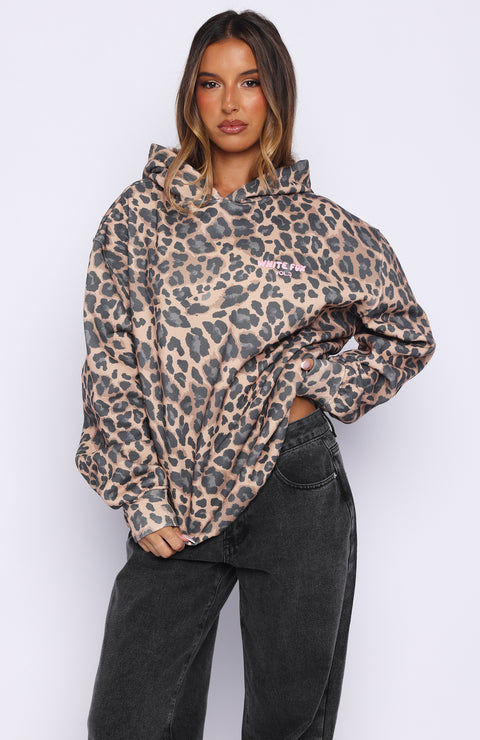 White Fox - Oversized Back Printed Hoodie