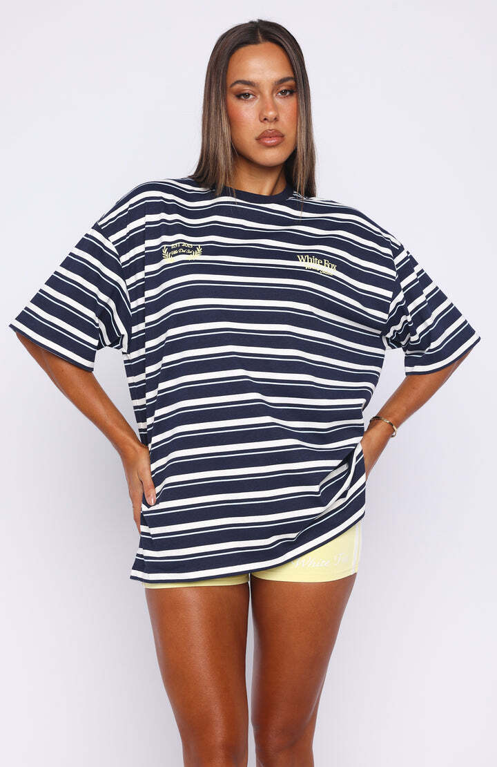 White Fox - Oversize striped Tee