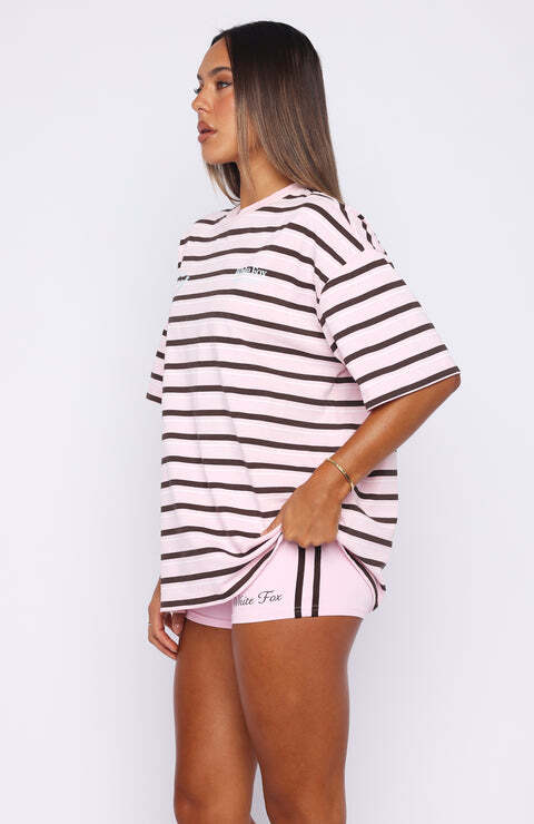 White Fox - Oversize striped Tee