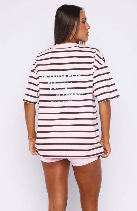 White Fox - Oversize striped Tee